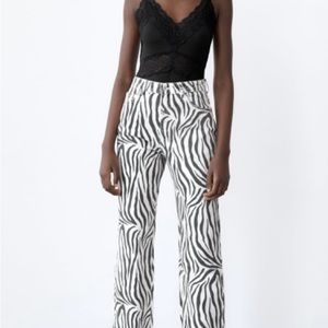 Zara High Rise Straight size 2